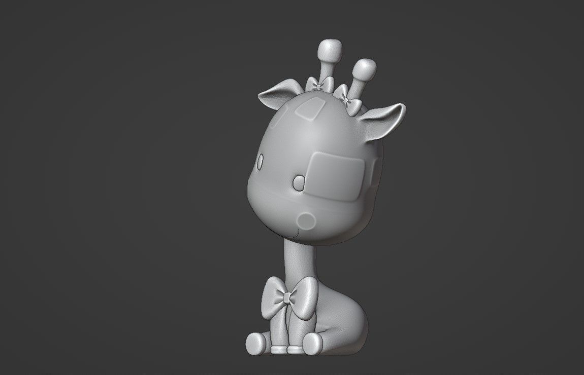 Giraffe 3D print model_6