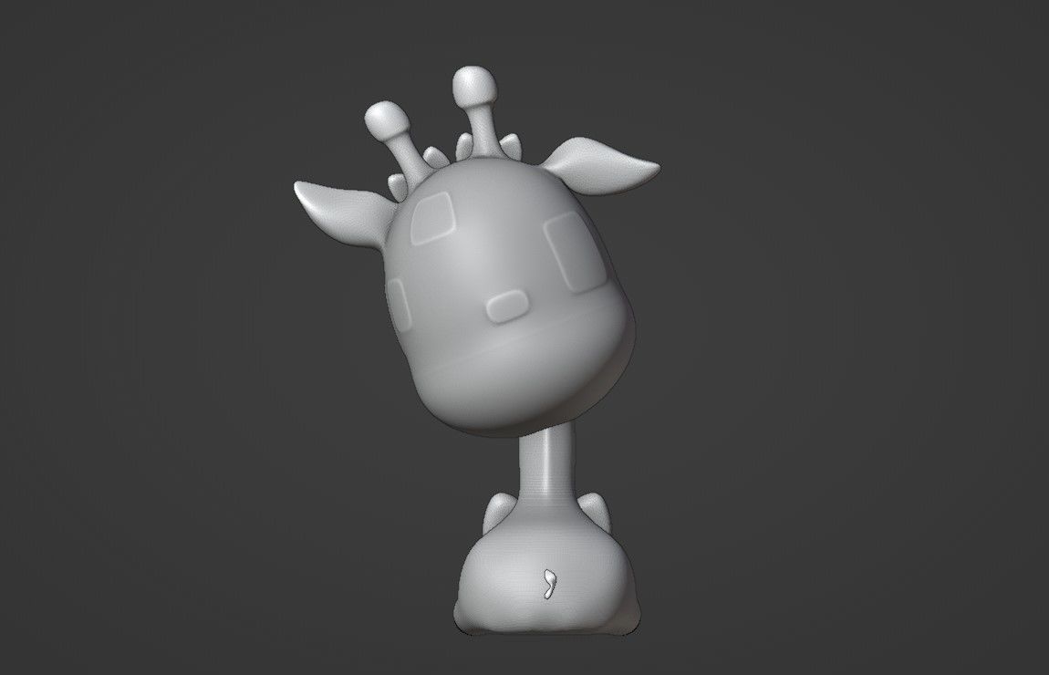 Giraffe 3D print model_4