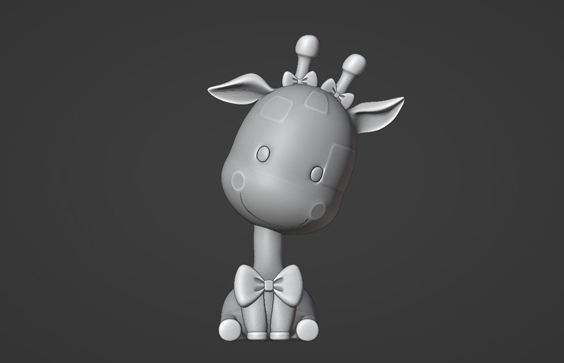 Giraffe 3D print model_2