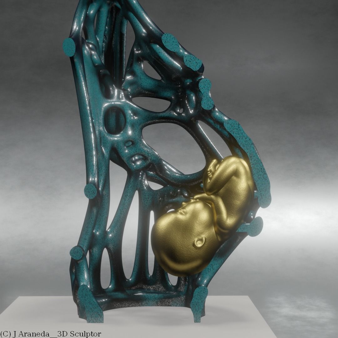 LET ME LIVE - Motherhood Tribute 3D print model_11