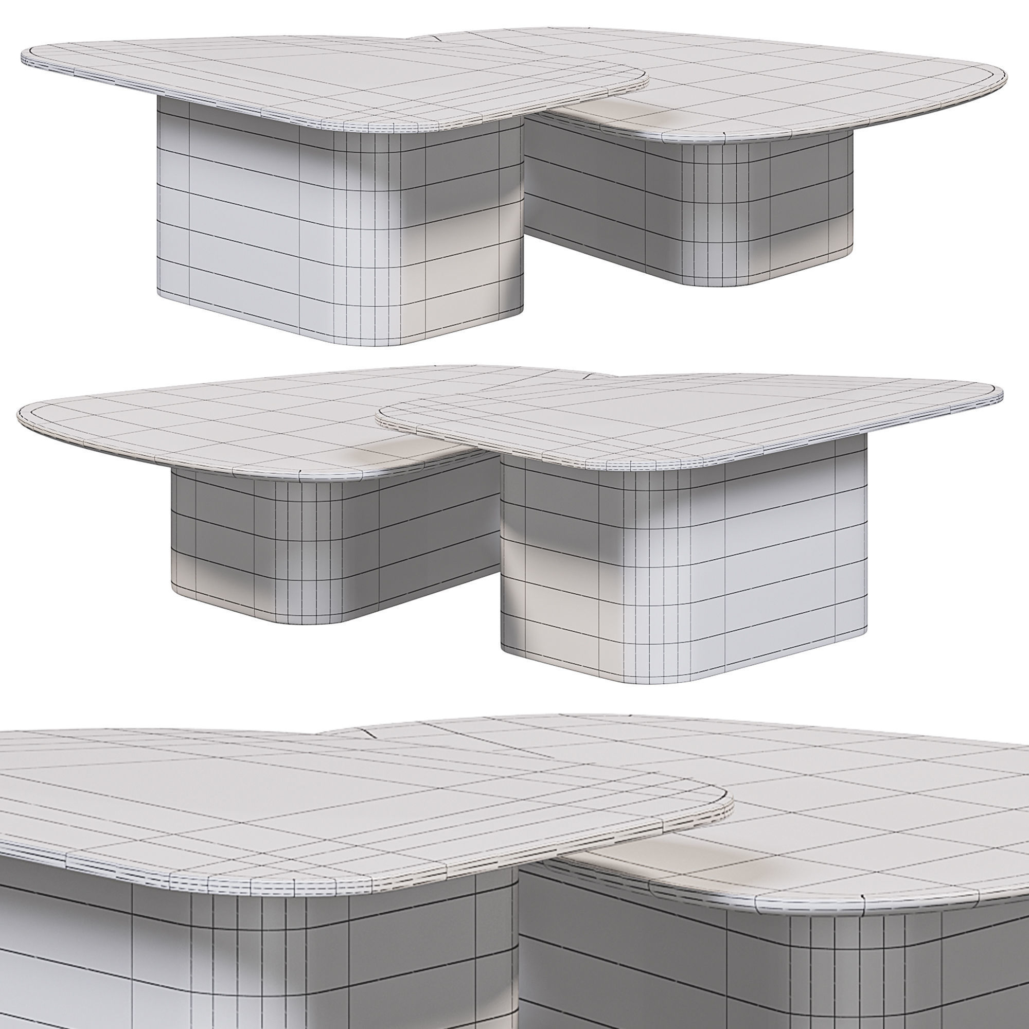 Capri coffee table by Meroniecolzani 3D model_2