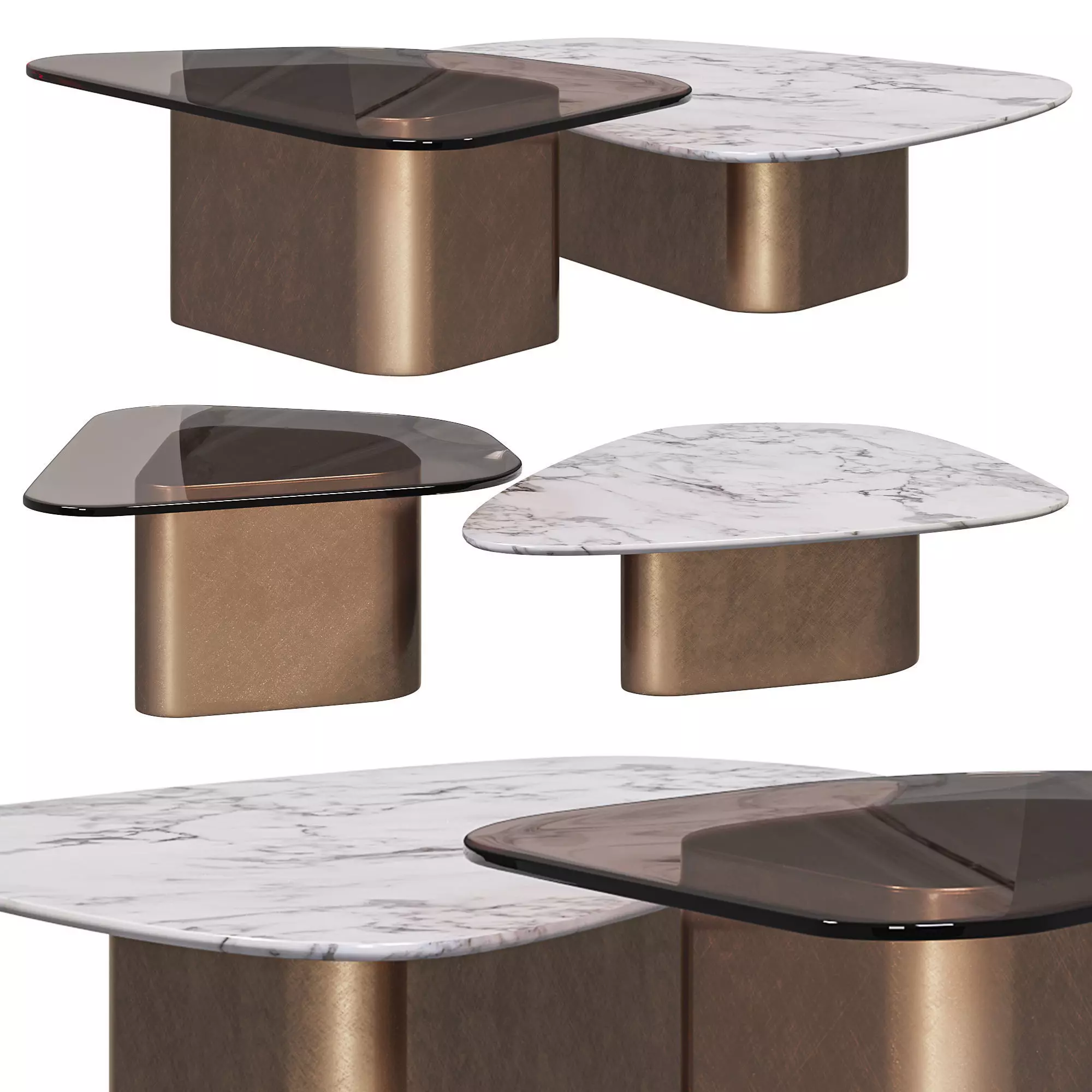 Capri coffee table by Meroniecolzani 3D model_0