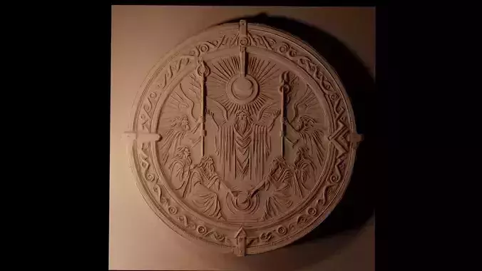 Norse Creation CNC 3d Print High Relief Sand Casting