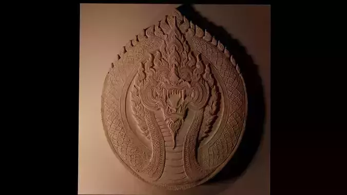 Naga CNC 3d Print High Relief Sand Casting