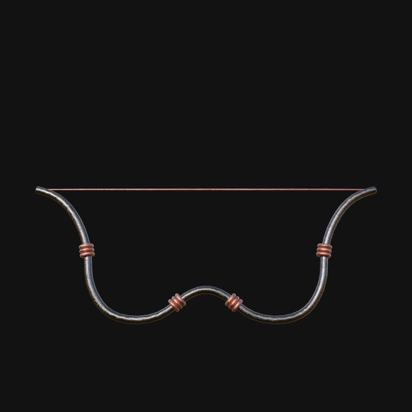 Wraithfire Shadowstrike Bow 3D model_2