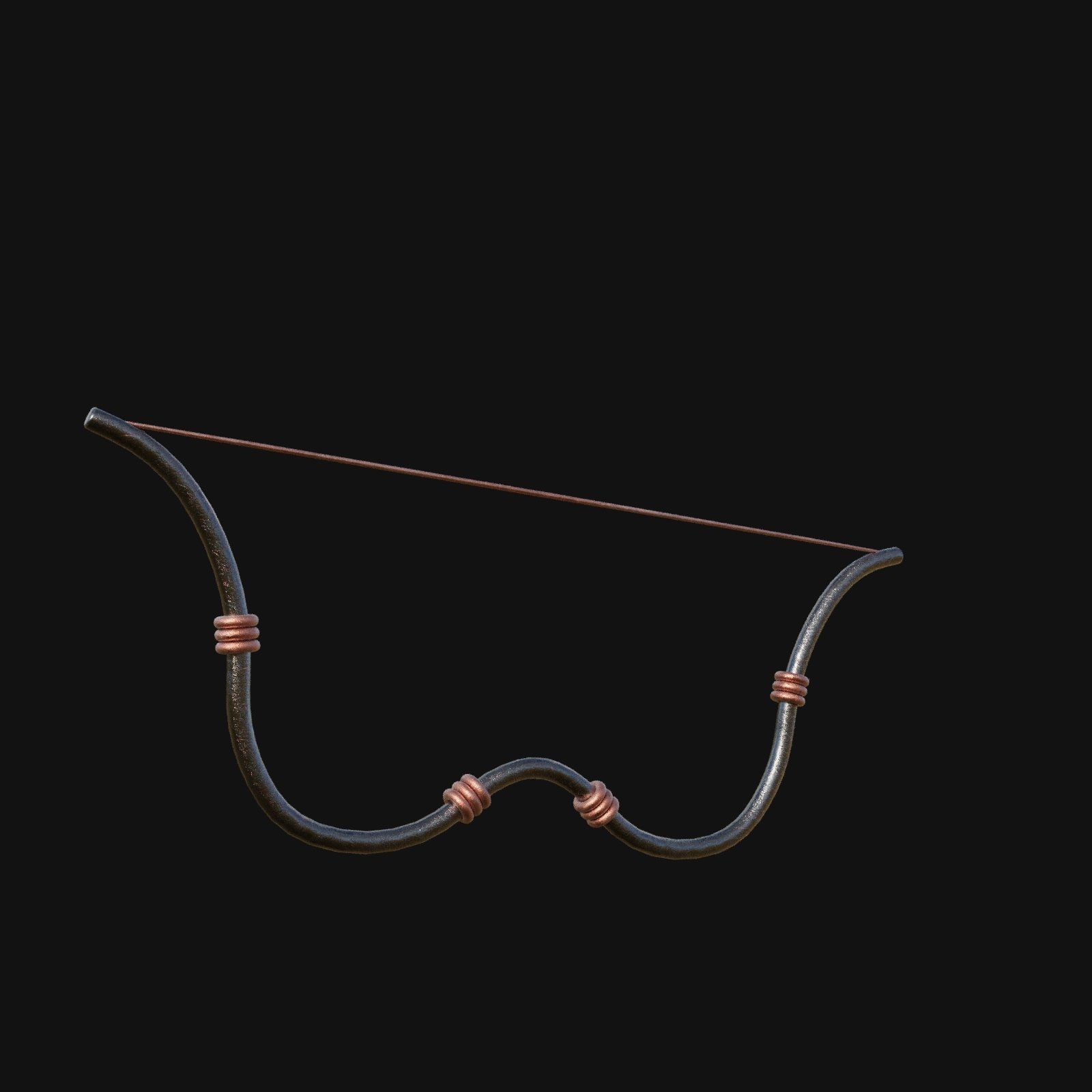 Wraithfire Shadowstrike Bow 3D model_4