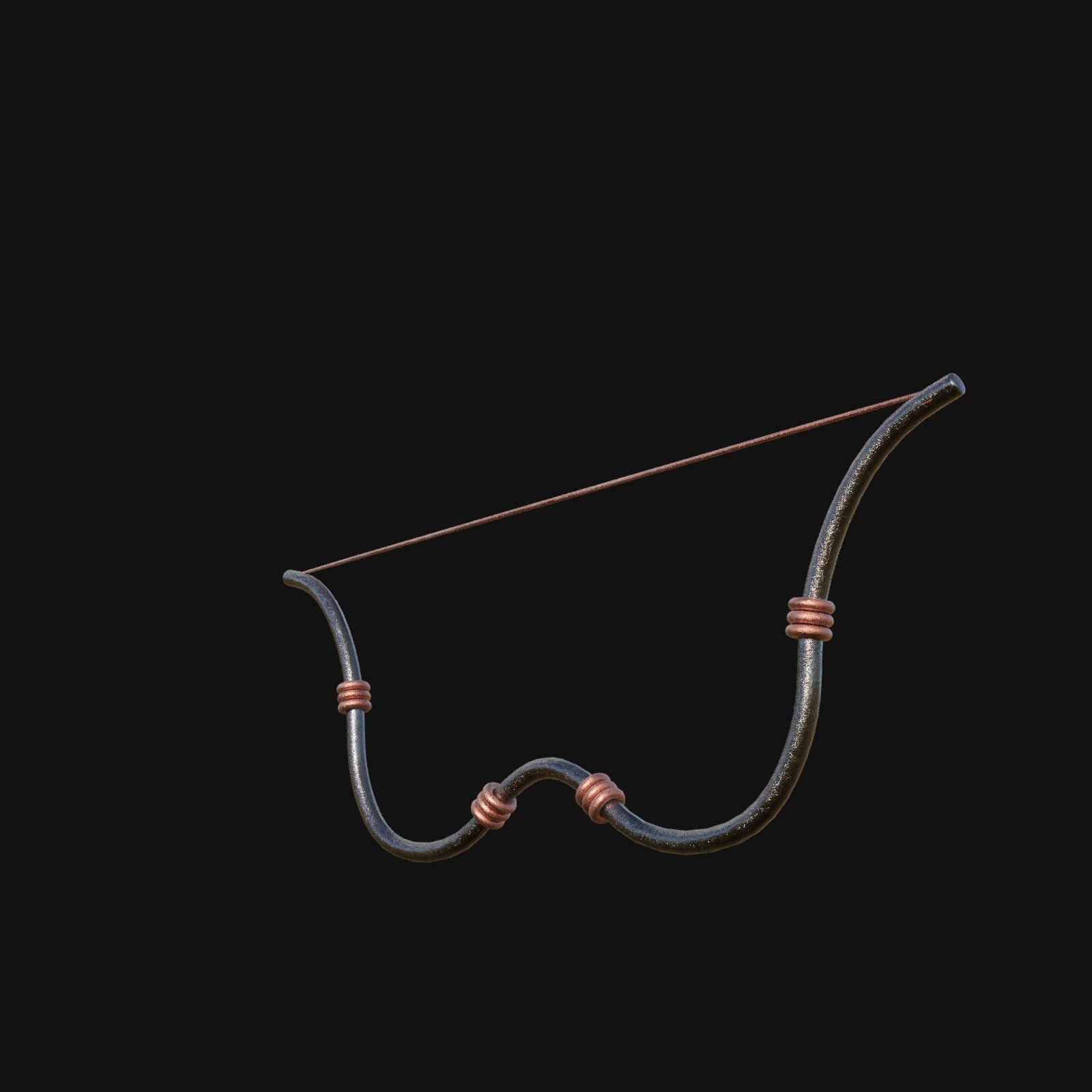 Wraithfire Shadowstrike Bow 3D model_9