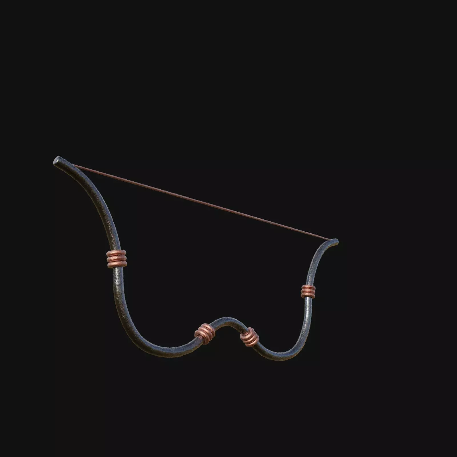 Wraithfire Shadowstrike Bow 3D model_0