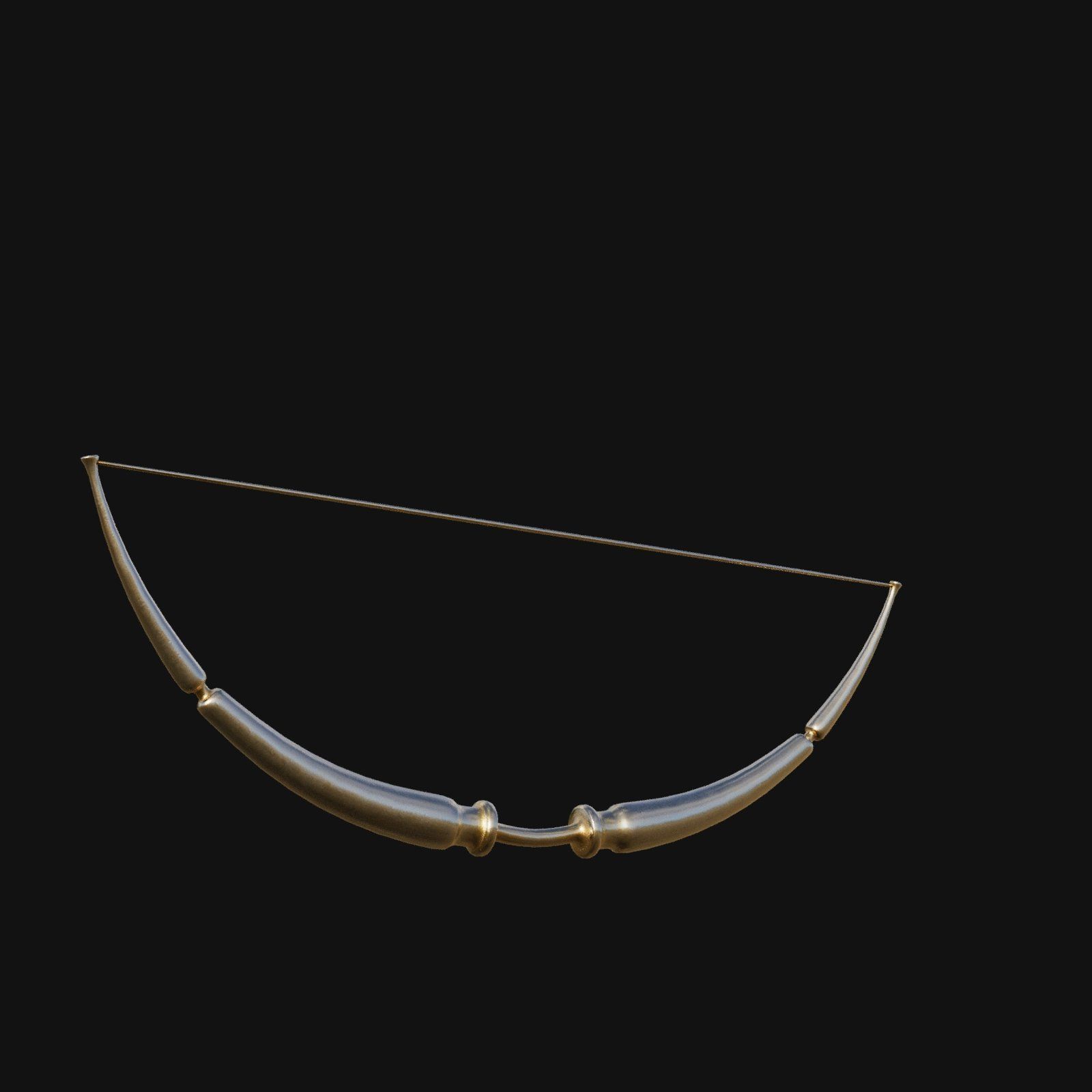 Thunderous Stormcaller Bow 3D model_4