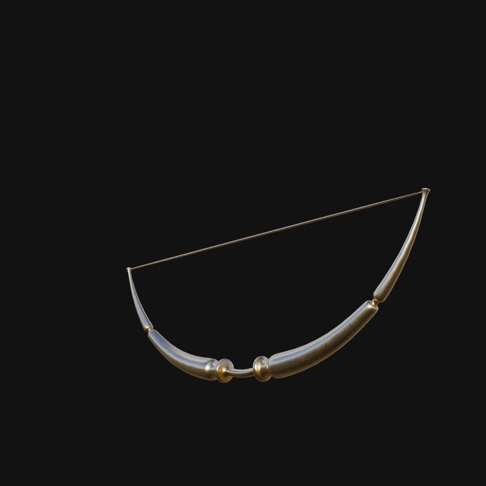 Thunderous Stormcaller Bow 3D model_9