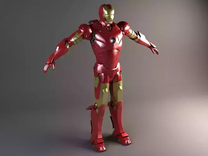 Iron Man Rigged