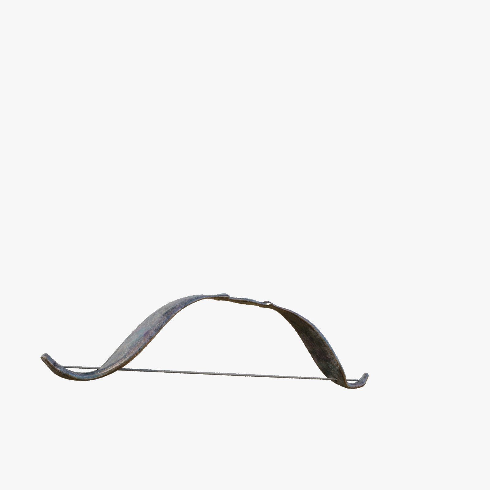 Silver Frostbite Longbow 3D model_8