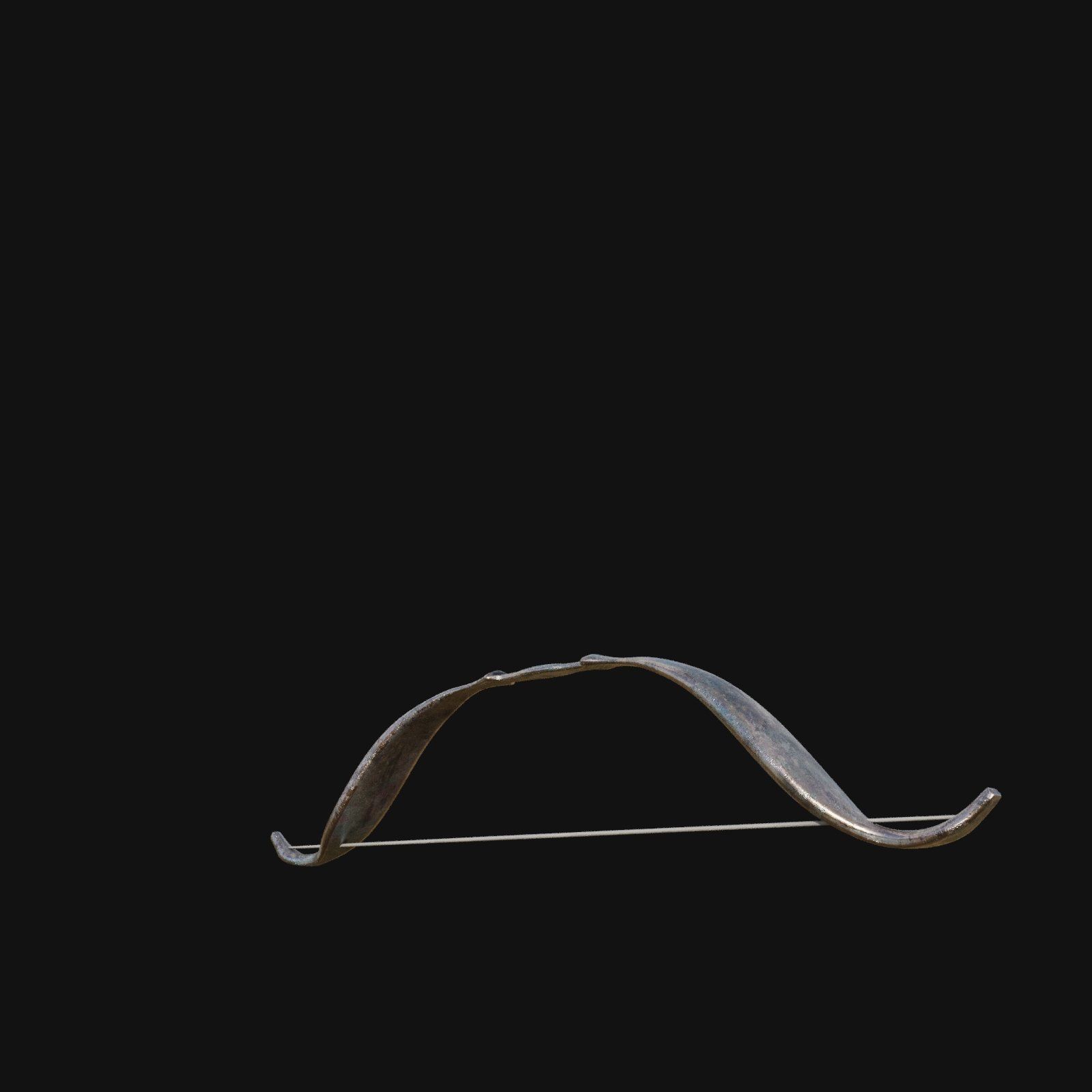 Silver Frostbite Longbow 3D model_10