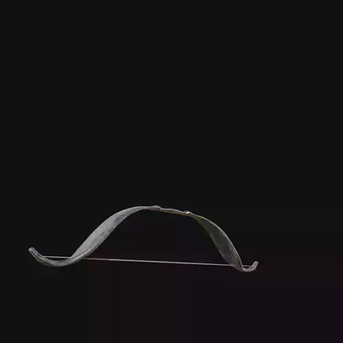 Silver Frostbite Longbow 3D model