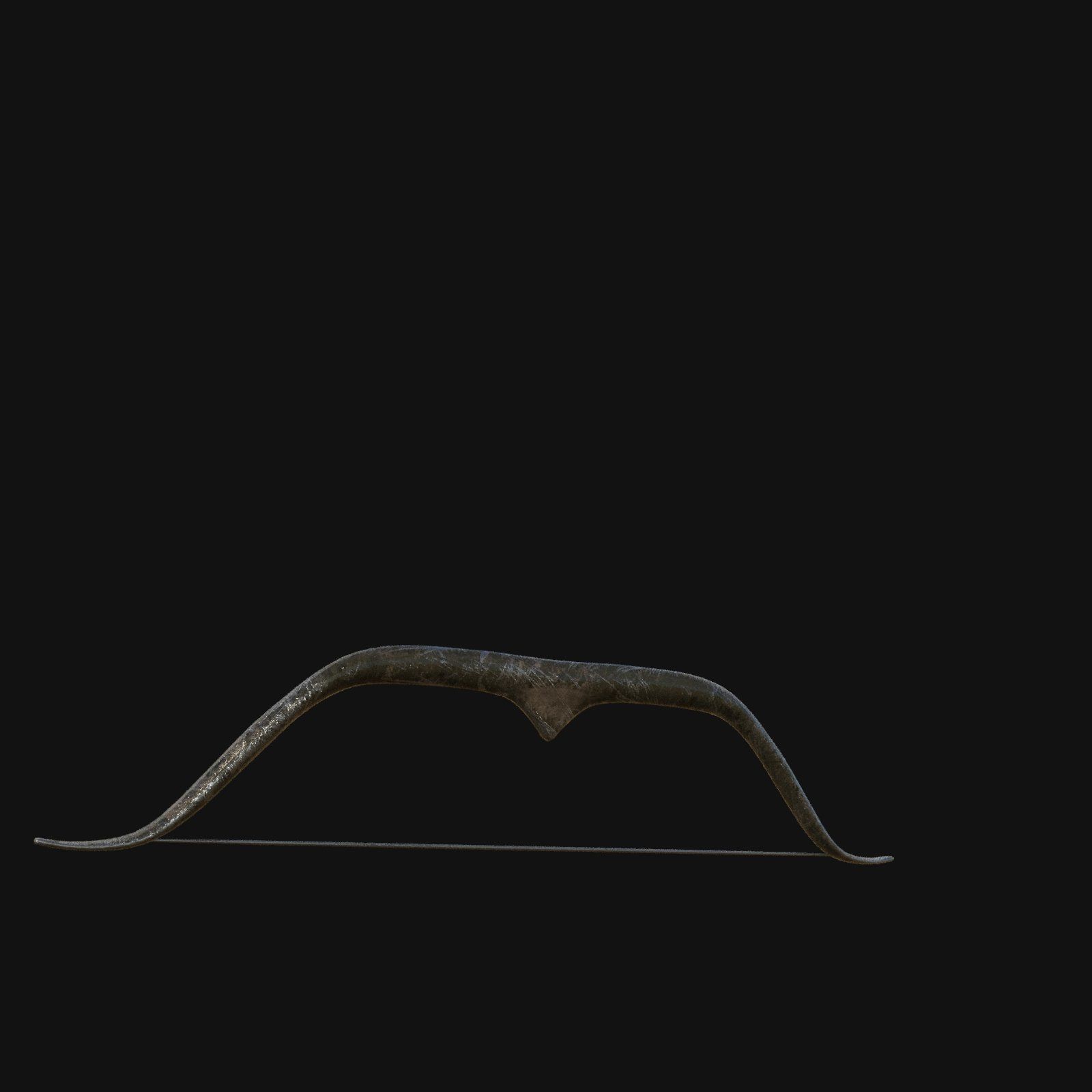 Titanium Alloy Crossbow 3D model_2