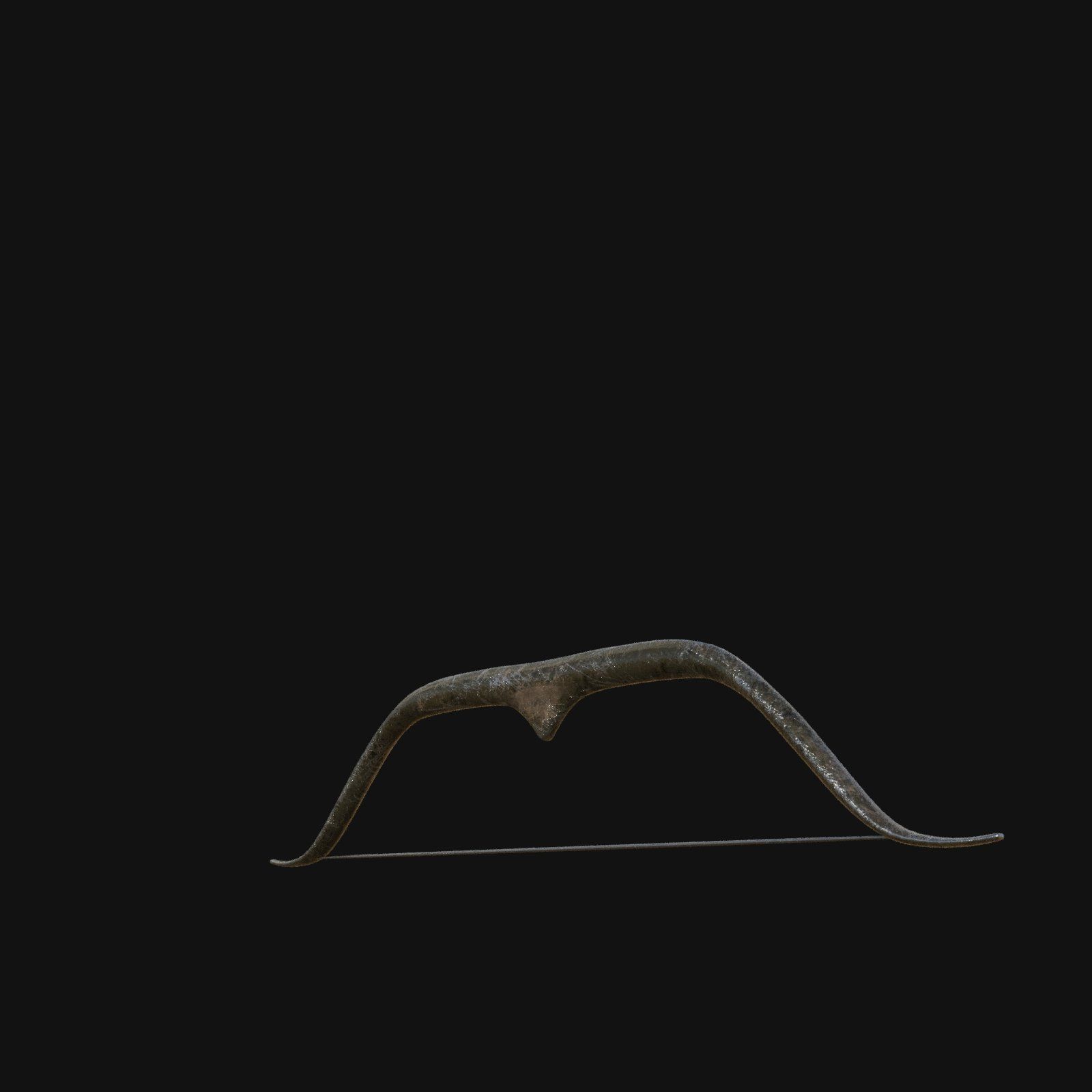 Titanium Alloy Crossbow 3D model_10