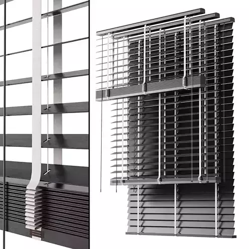 Wooden blinds Set 26