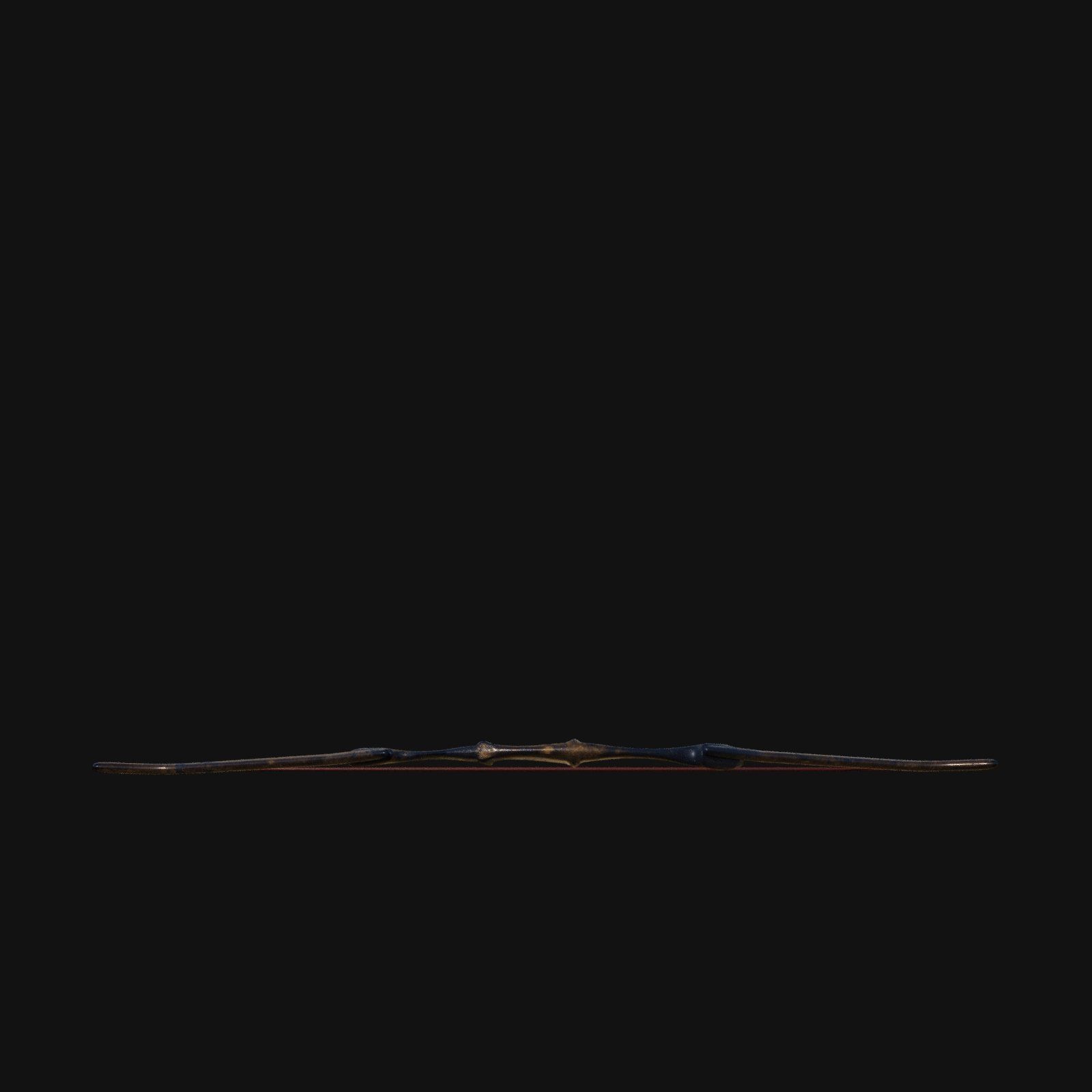 Thunderous Stormcaller Bow of Elemental Fury 3D model_2