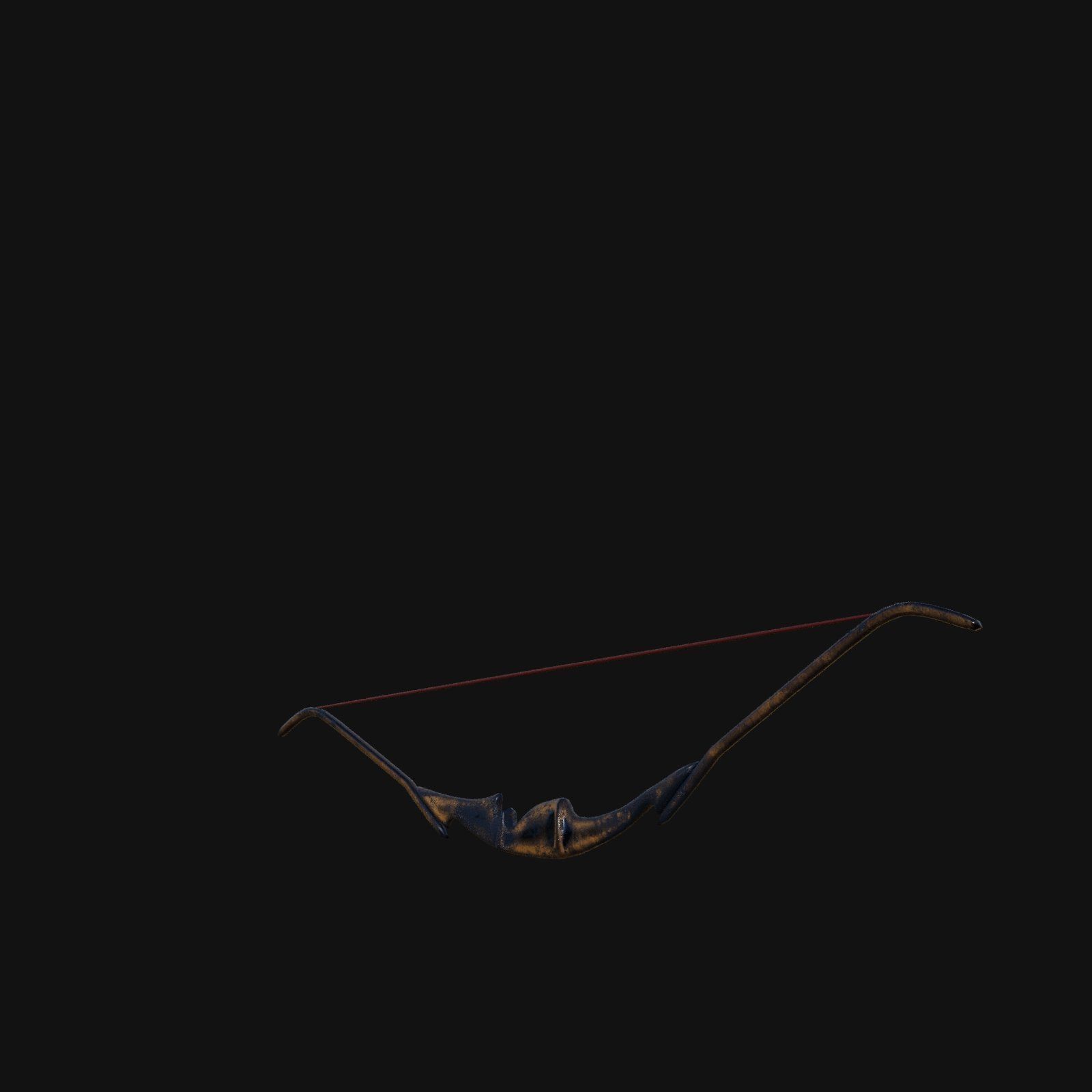 Thunderous Stormcaller Bow of Elemental Fury 3D model_9