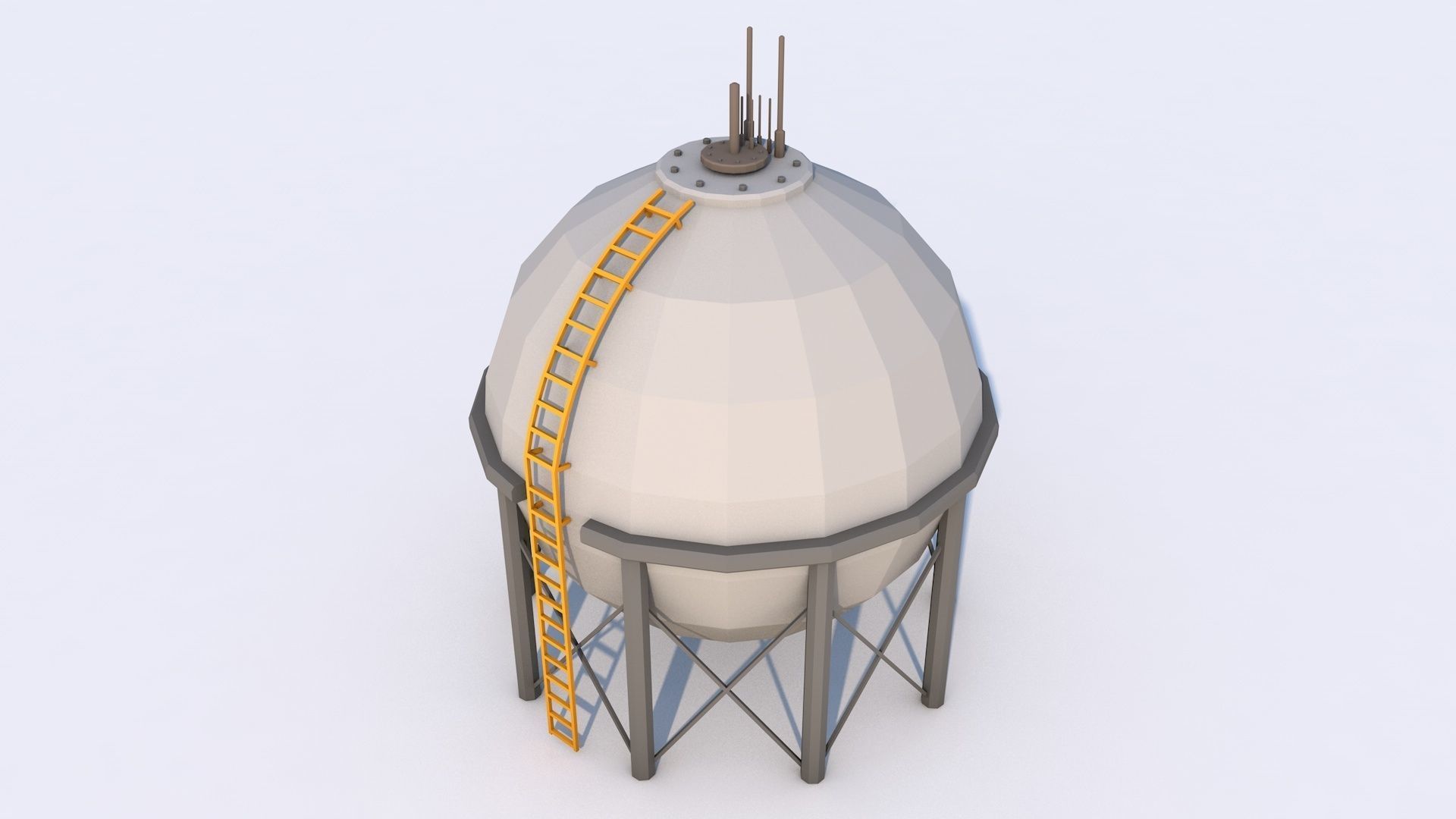 16 Industrial Collection  Low-poly 3D model_59