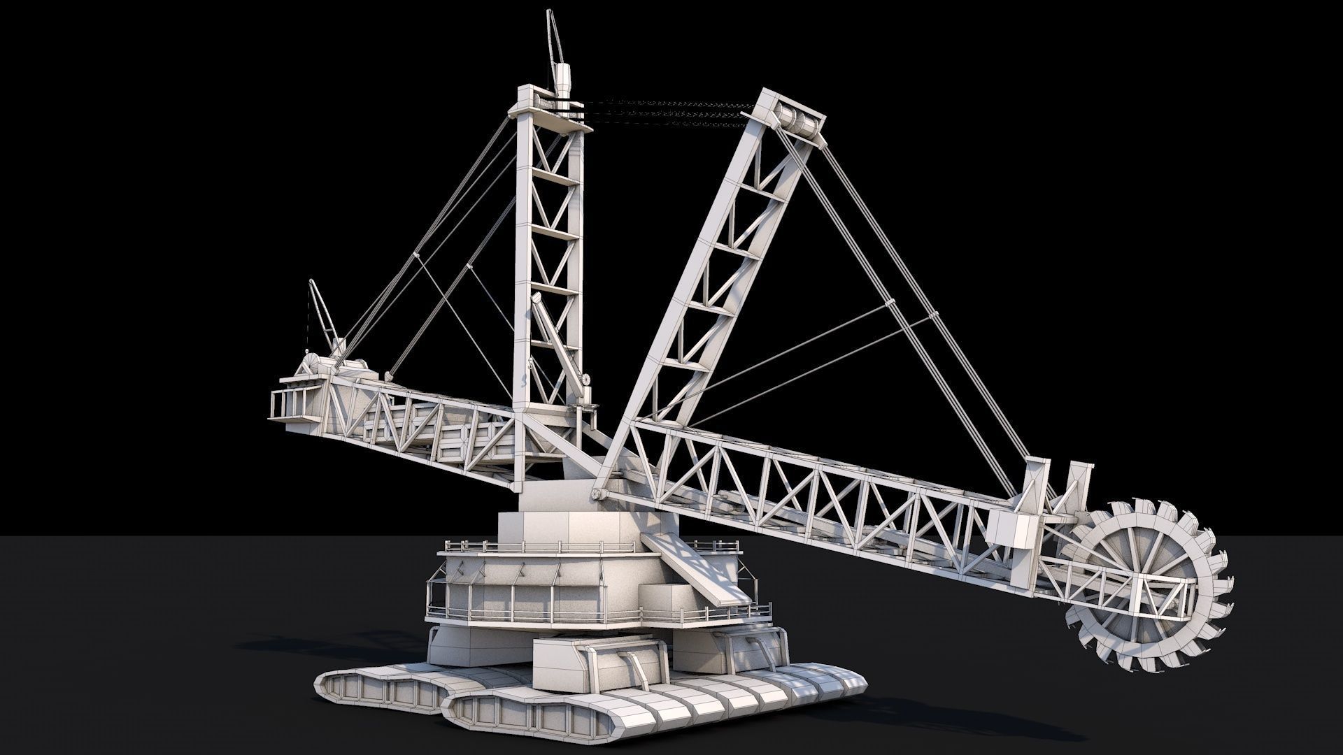 16 Industrial Collection  Low-poly 3D model_37