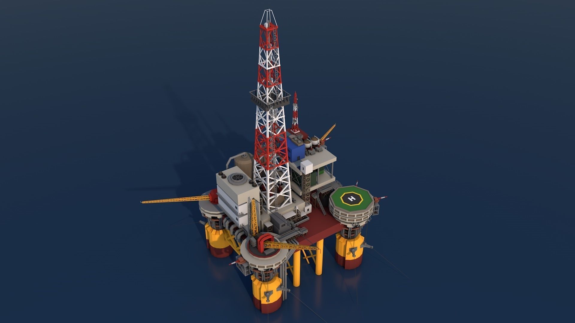 16 Industrial Collection  Low-poly 3D model_1