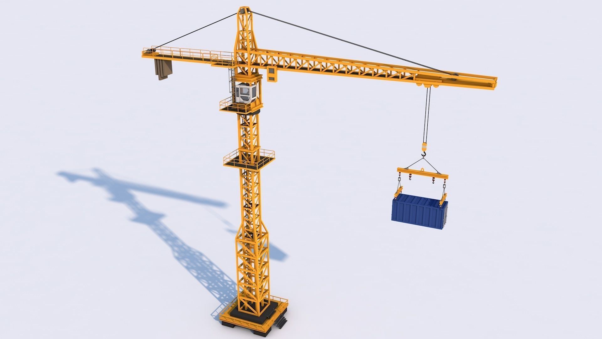 16 Industrial Collection  Low-poly 3D model_57