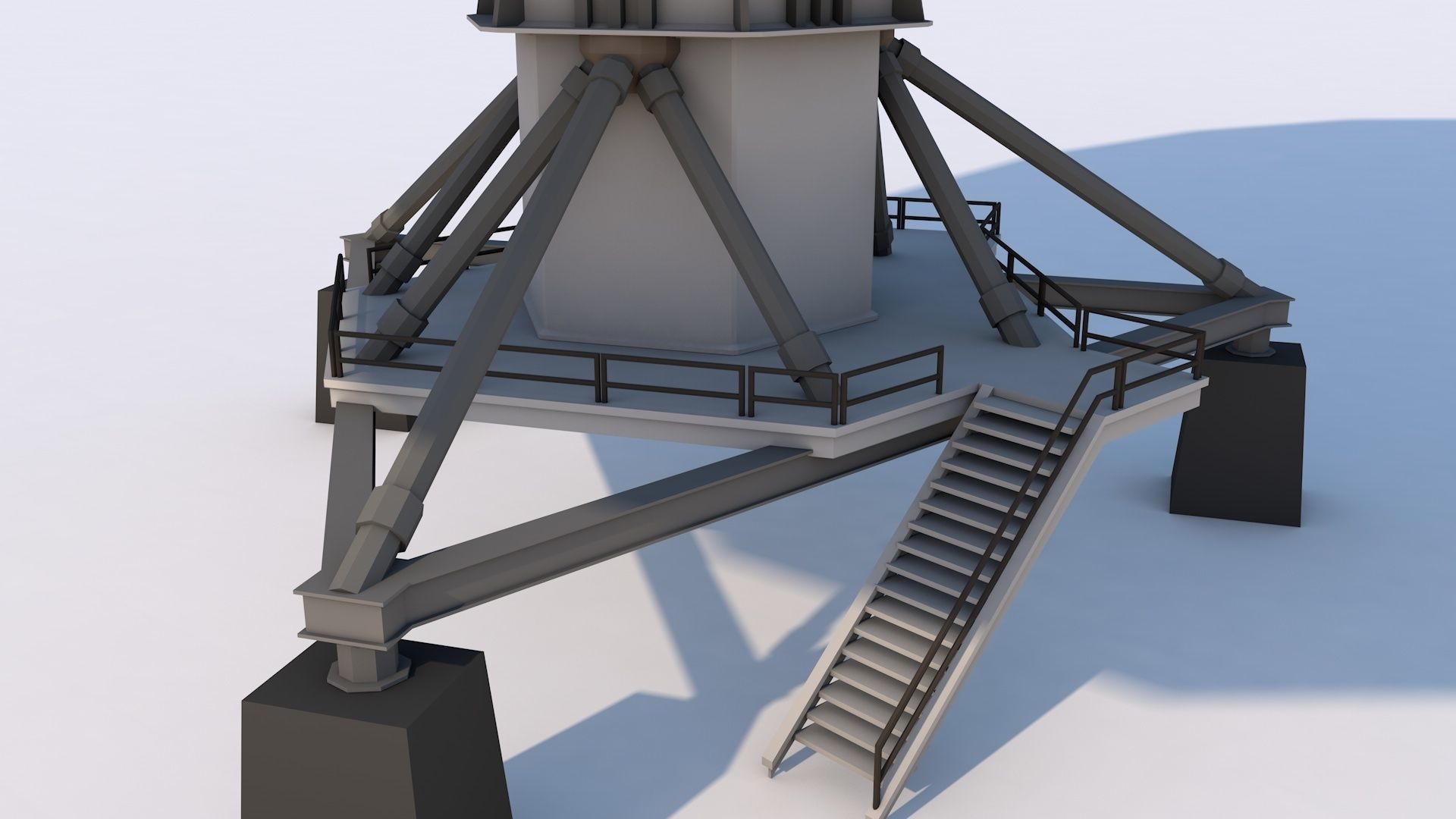 16 Industrial Collection  Low-poly 3D model_21