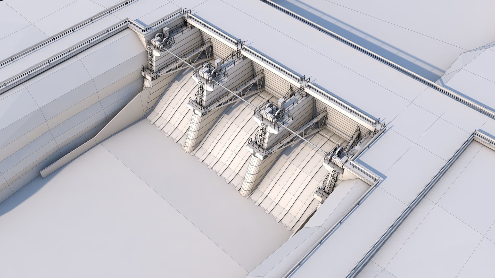 16 Industrial Collection  Low-poly 3D model_7