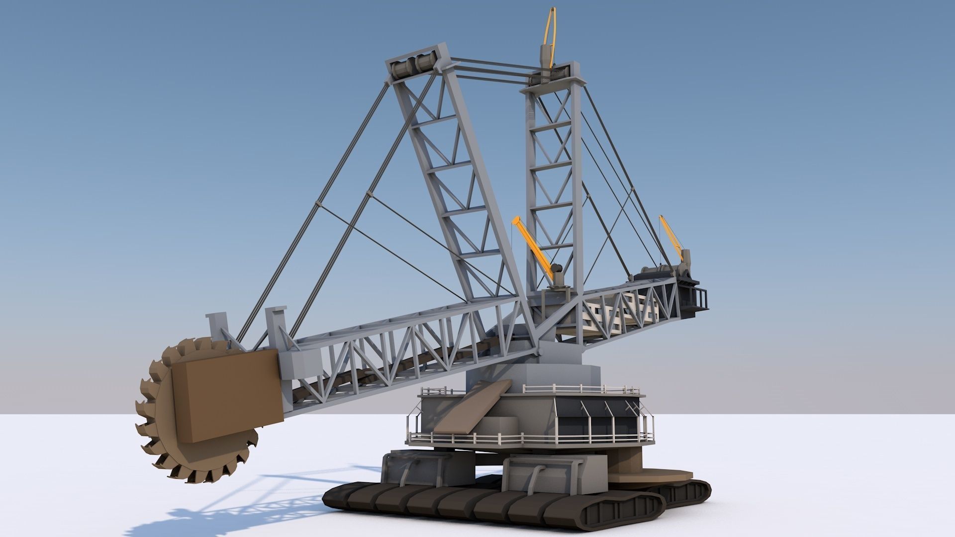 16 Industrial Collection  Low-poly 3D model_38