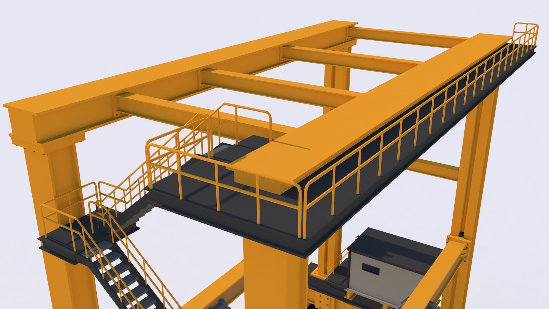 16 Industrial Collection  Low-poly 3D model_28