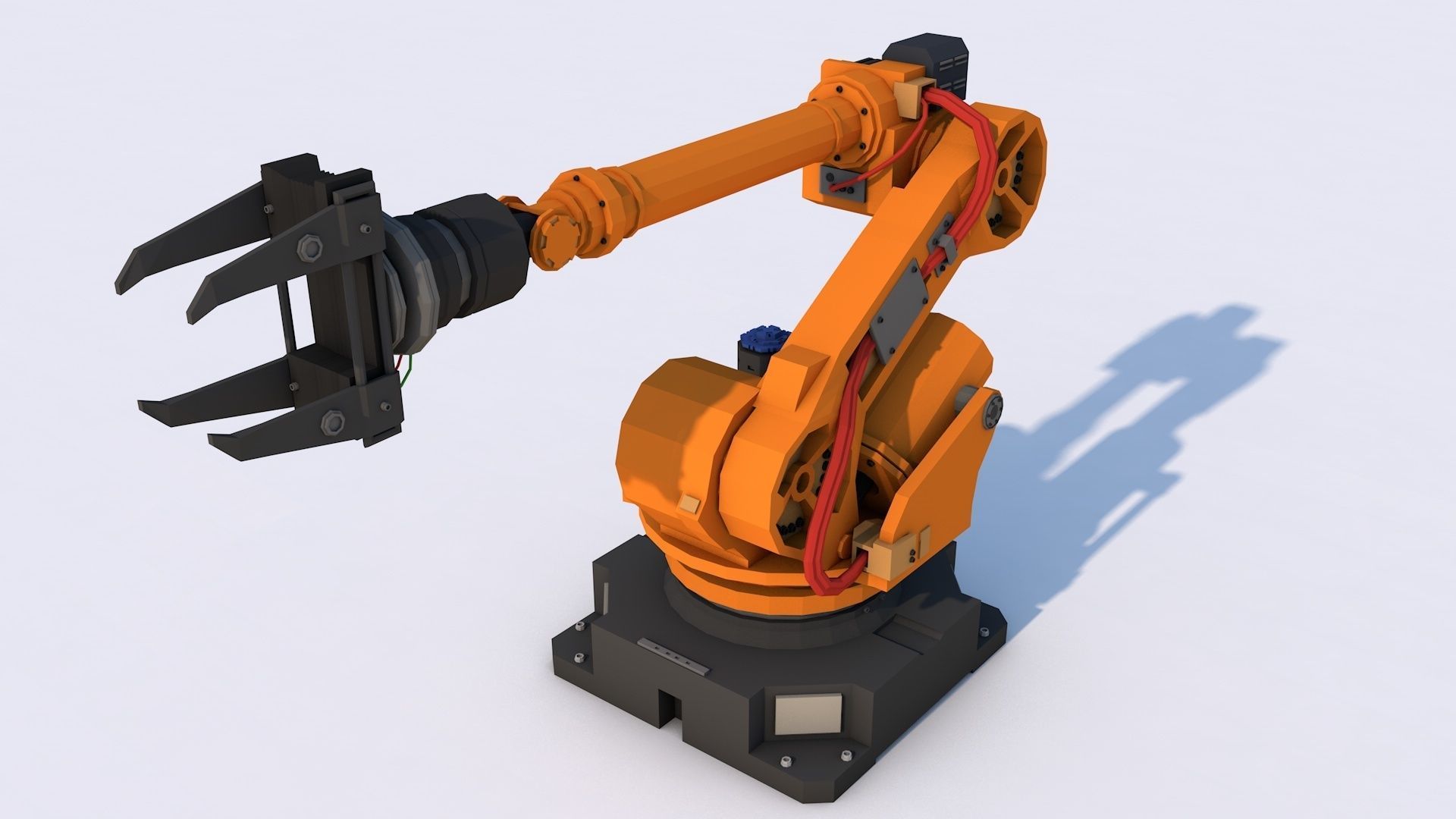 16 Industrial Collection  Low-poly 3D model_12