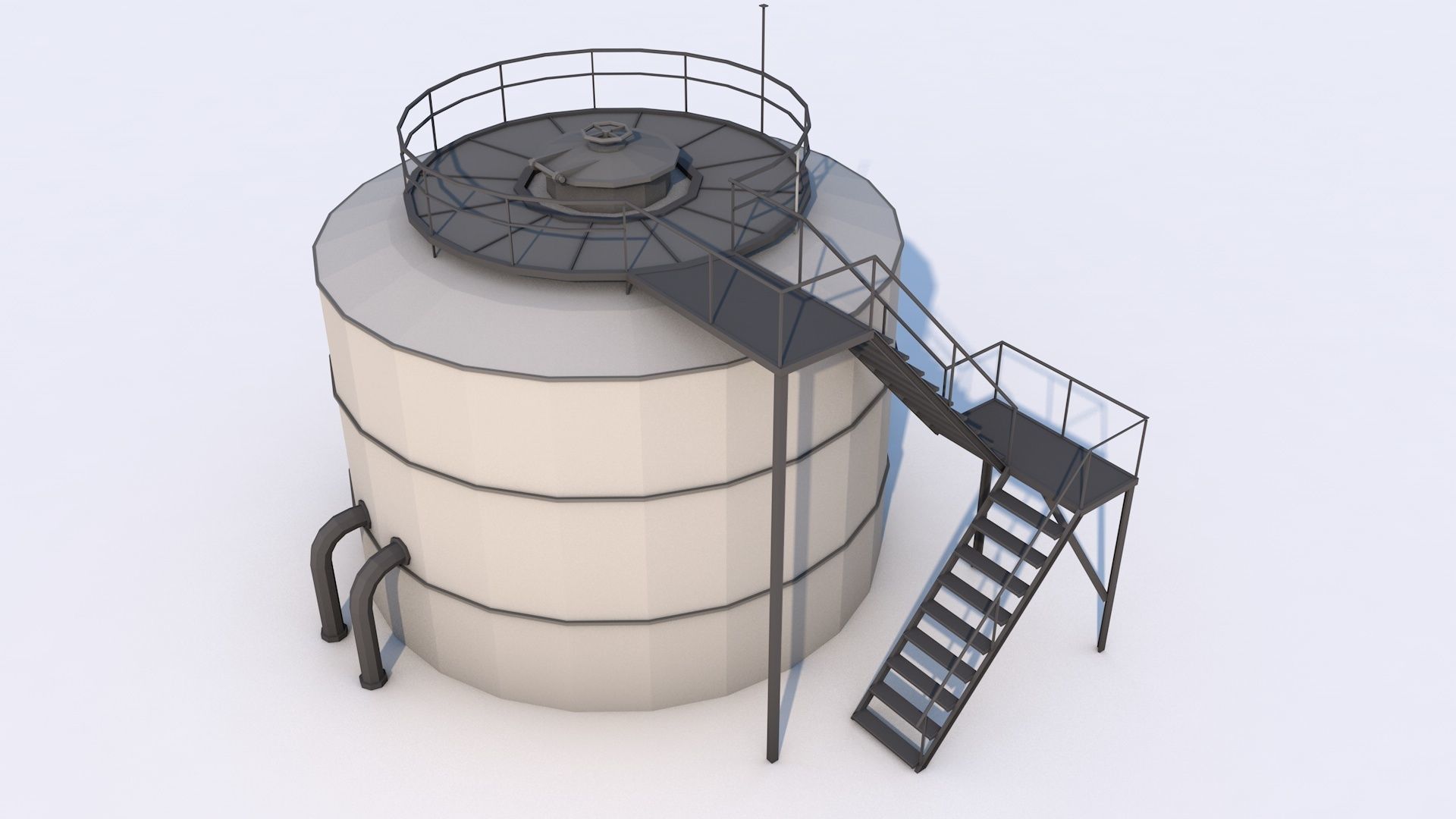 16 Industrial Collection  Low-poly 3D model_61