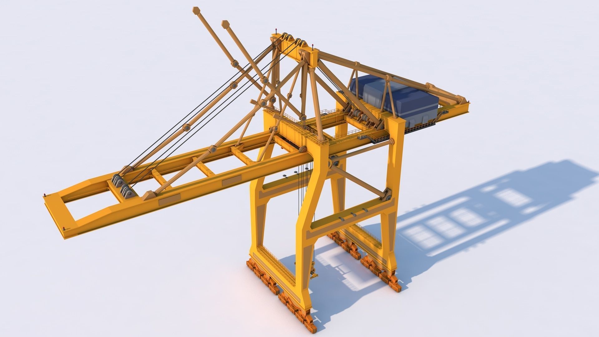 16 Industrial Collection  Low-poly 3D model_29