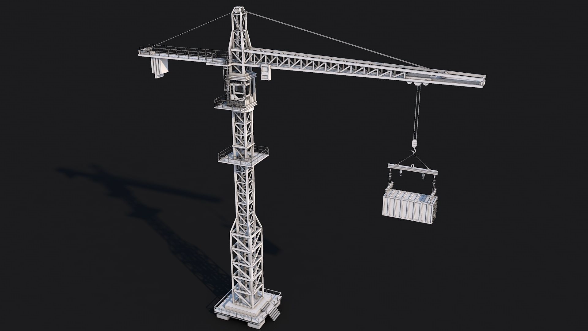 16 Industrial Collection  Low-poly 3D model_58