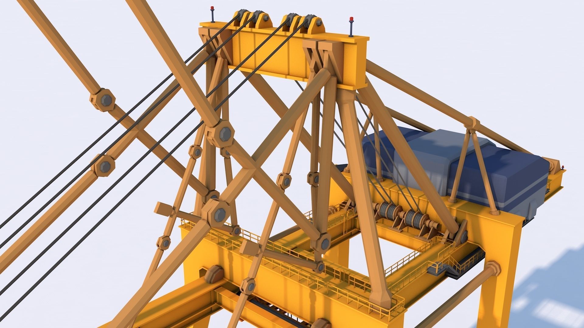 16 Industrial Collection  Low-poly 3D model_35