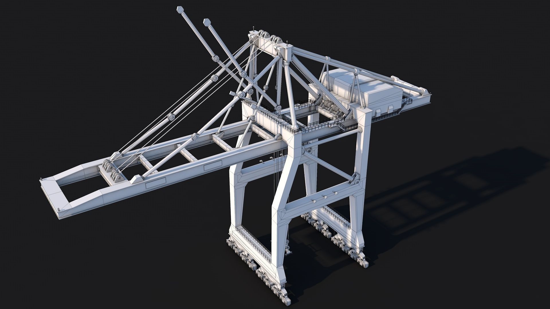 16 Industrial Collection  Low-poly 3D model_30