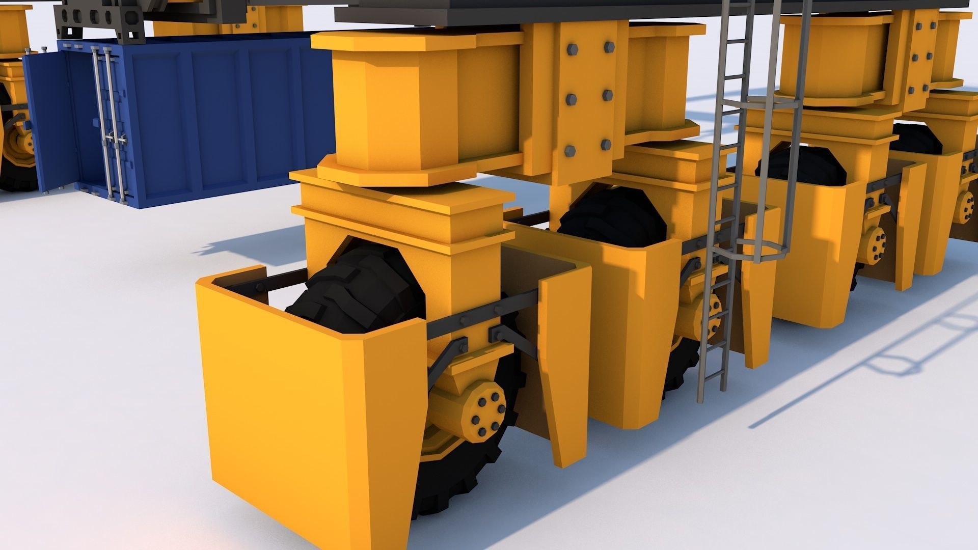 16 Industrial Collection  Low-poly 3D model_25