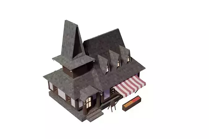 Medieval Shop 3D model