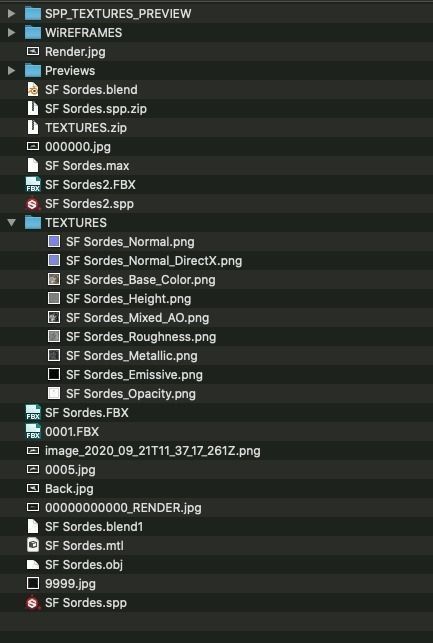 Spaceship Fighter Jet Airplane Sci-Fi Low-poly 3D model_4