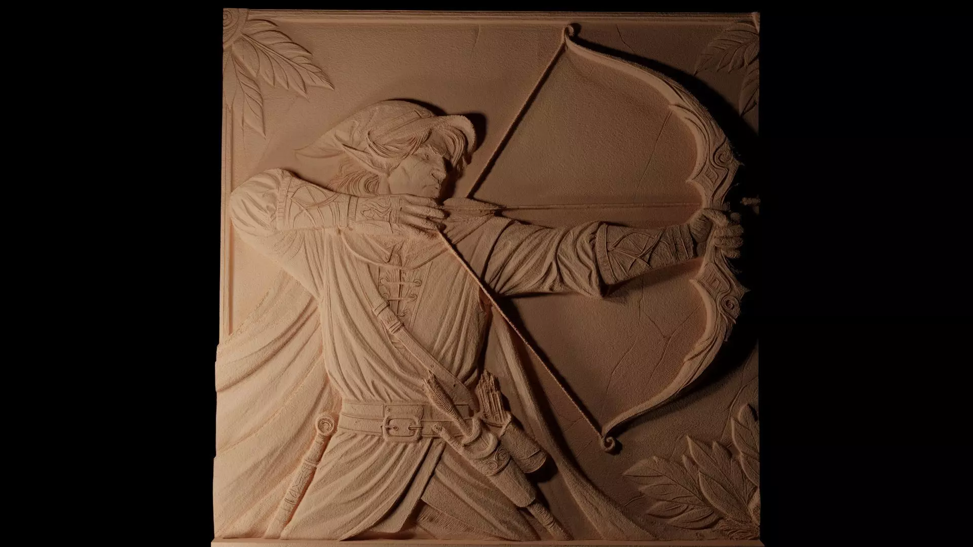 Link CNC 3d Print High Relief Sand Casting 3D print model_0