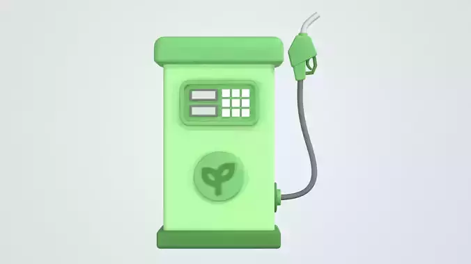 Biology Gas Pump 3D Icon