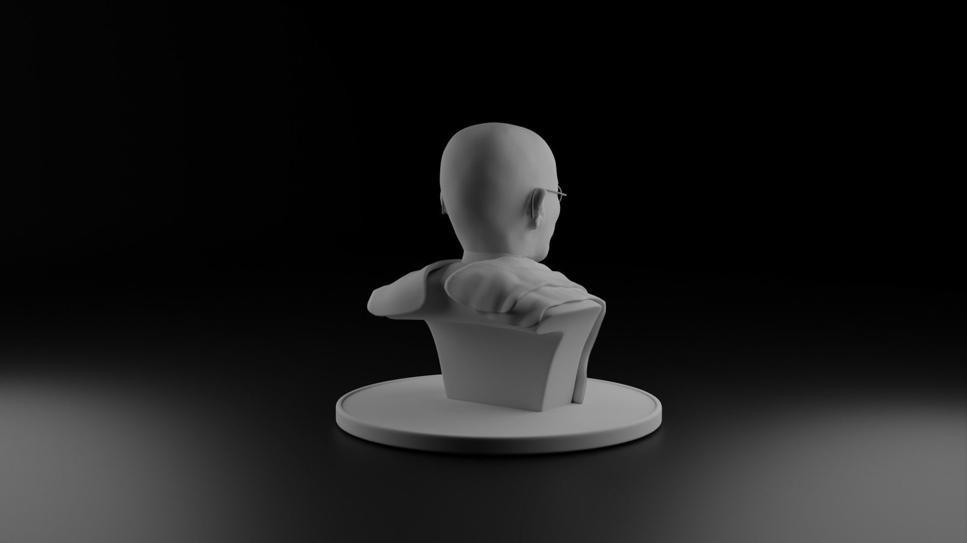 Mahatma Gandhi 3D model_5