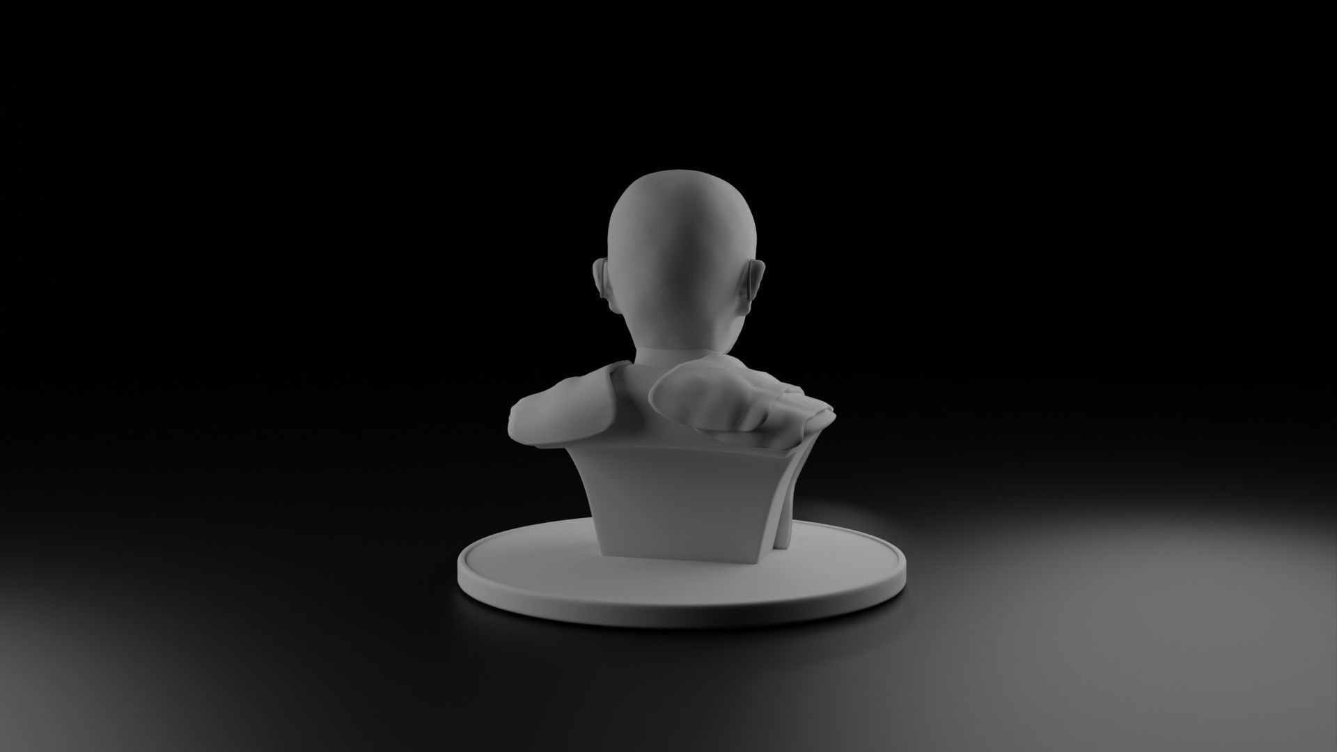 Mahatma Gandhi 3D model_6