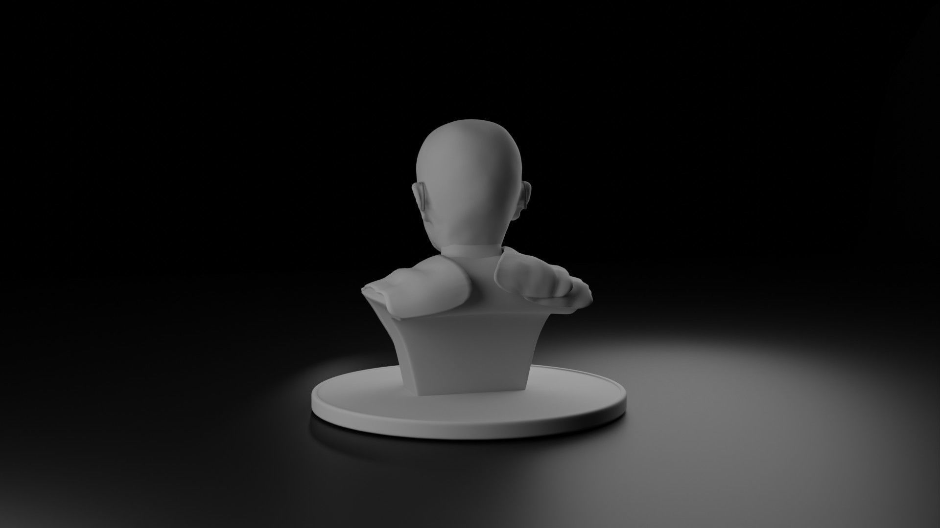 Mahatma Gandhi 3D model_7