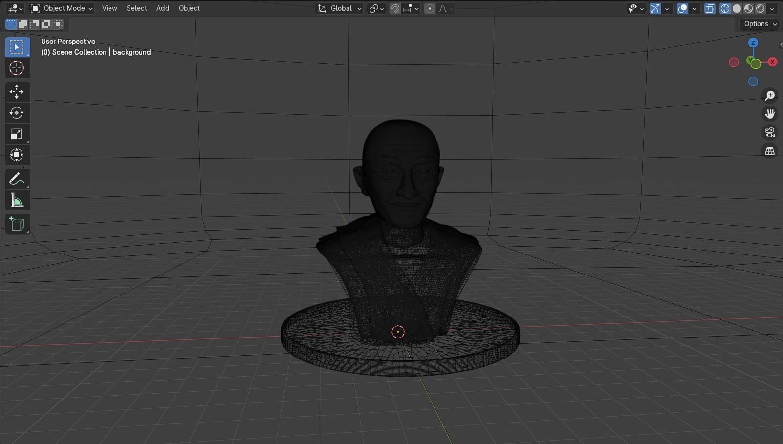 Mahatma Gandhi 3D model_20