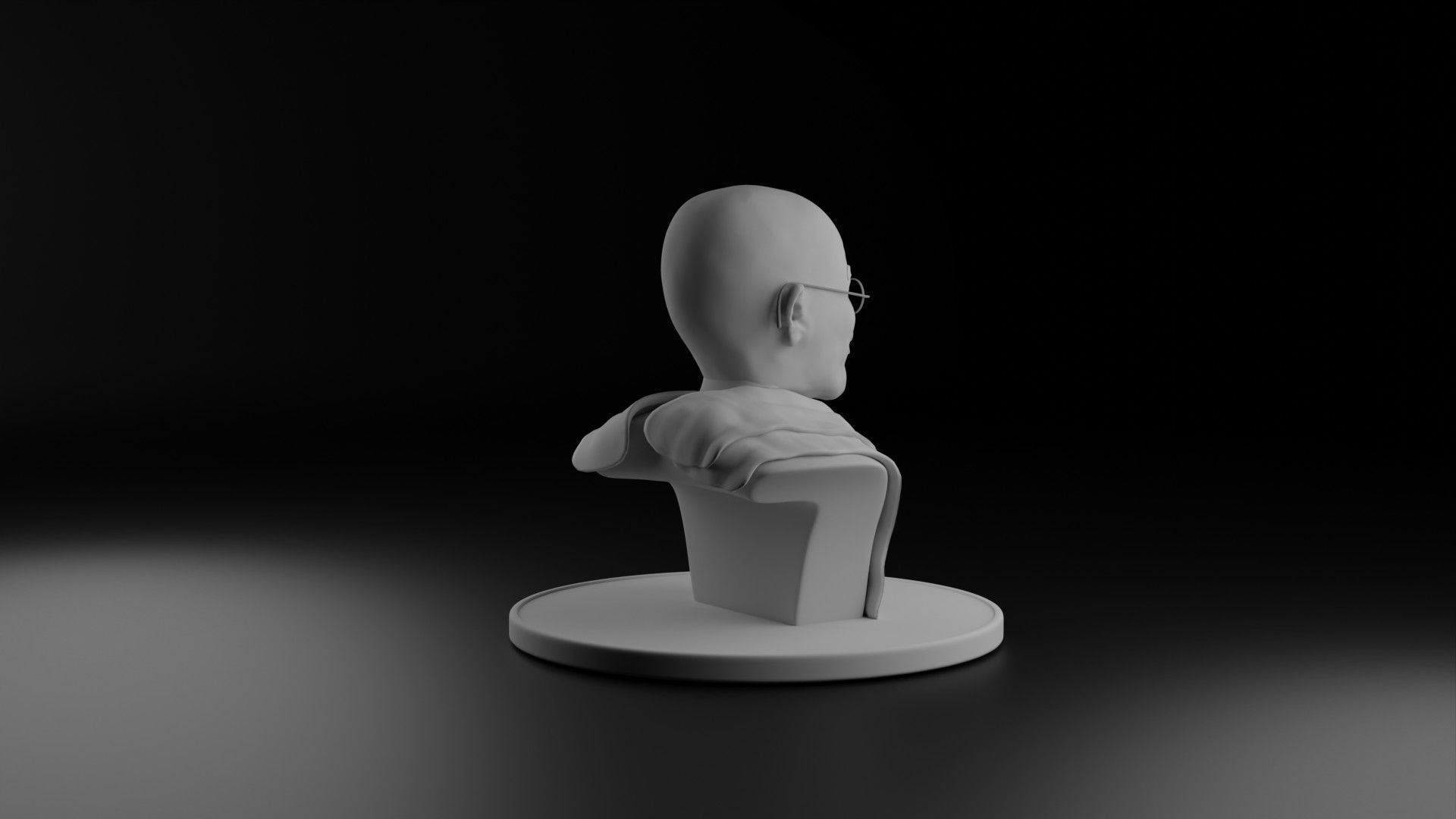 Mahatma Gandhi 3D model_4