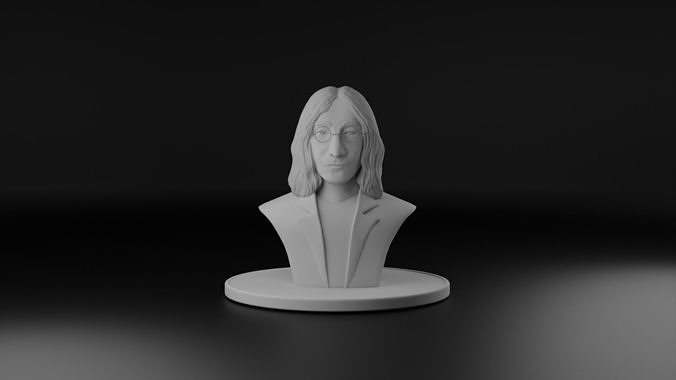 John Lennon 3D model