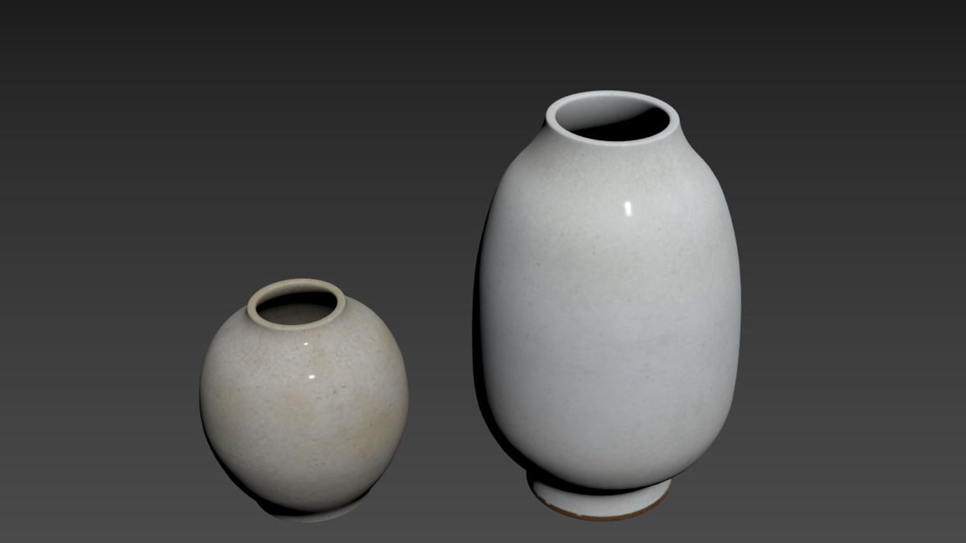 Quin Handcrafted Ceramic Vases 3D model_4