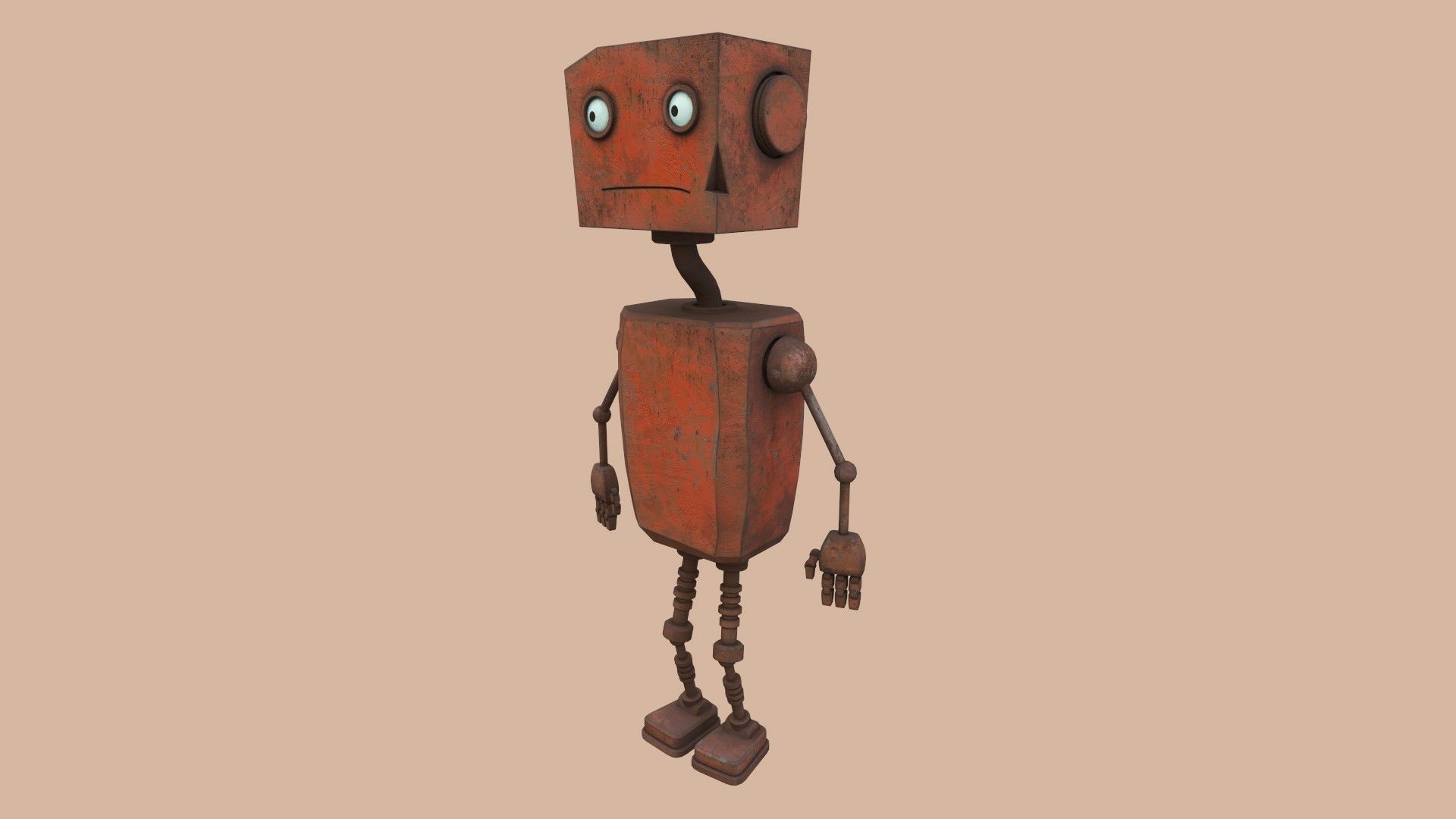 Rustcrawler Robot Low-poly 3D model_9